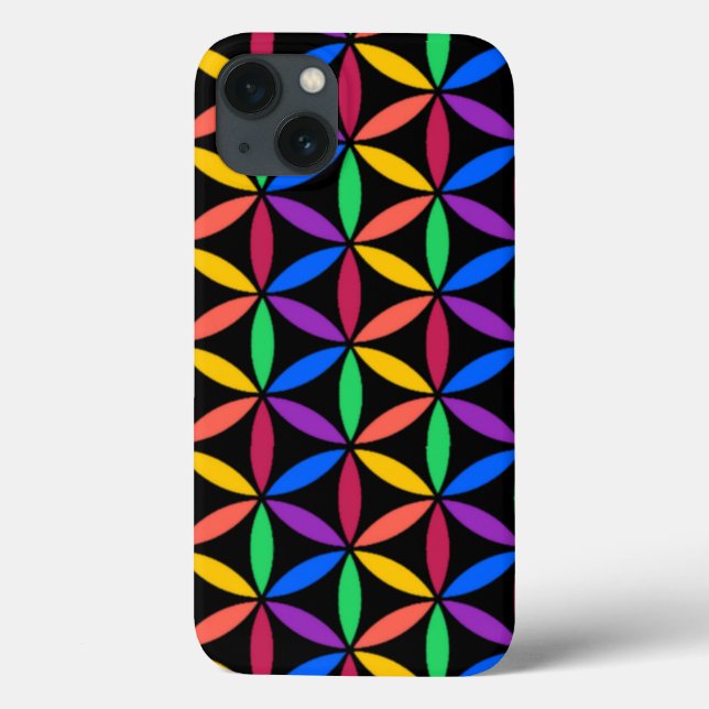 Étui pour iPhone Case-Mate cercles arc-en-ciel (Verso)