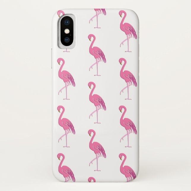 Étui pour iPhone Case-Mate flamant rose joli (Dos)