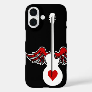 Étui pour iPhone Case-Mate Guitare à Cœur Volant