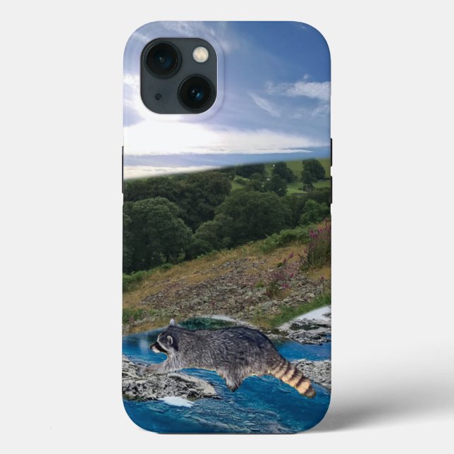 Étui pour iPhone Case-Mate Traversée de raton lave (Verso)