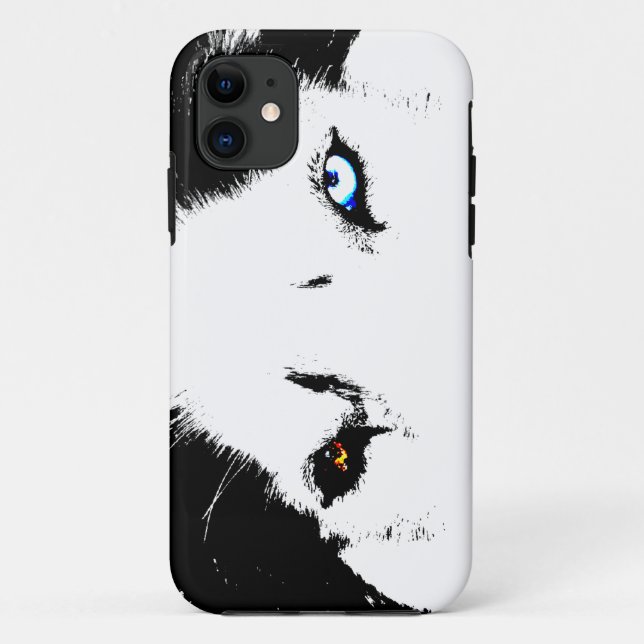Étui pour iPhone Chien Husky Étui pour Chien Husky (Dos)