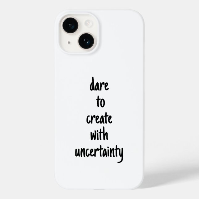Étui pour iPhone Dare To Create (Verso)