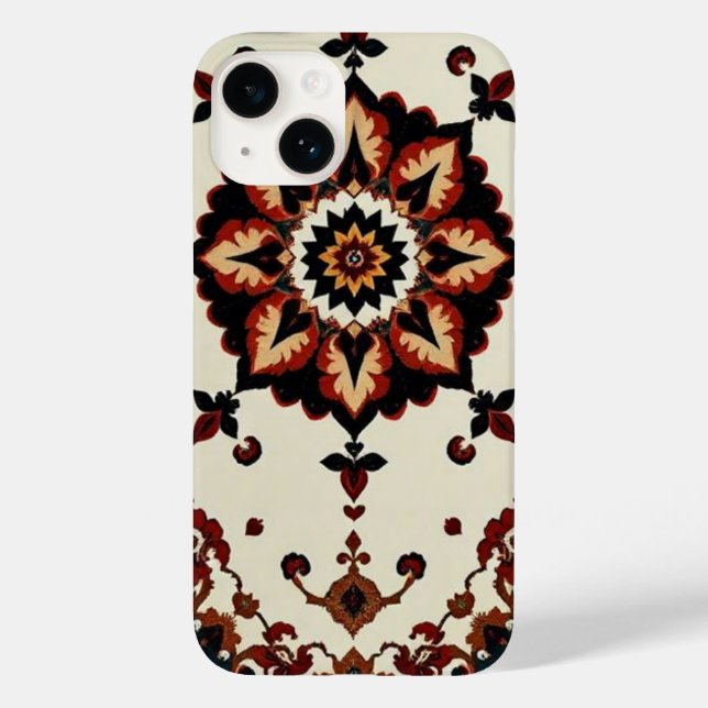 Étui pour iPhone de design ethnique persan / asiat (Verso)