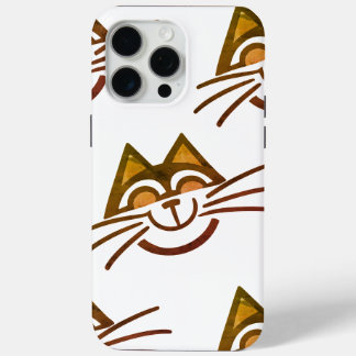 Étui pour iPhone / iPad à design de chat minimal
