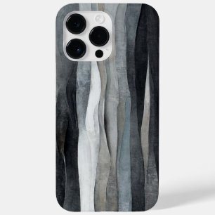 Étui pour iPhone / iPad Art Abstrait Gris Vagues