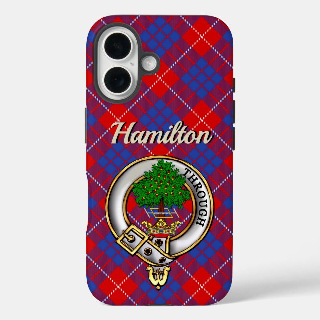 Étui pour iPhone / iPad au badge et tartan du clan (Verso)