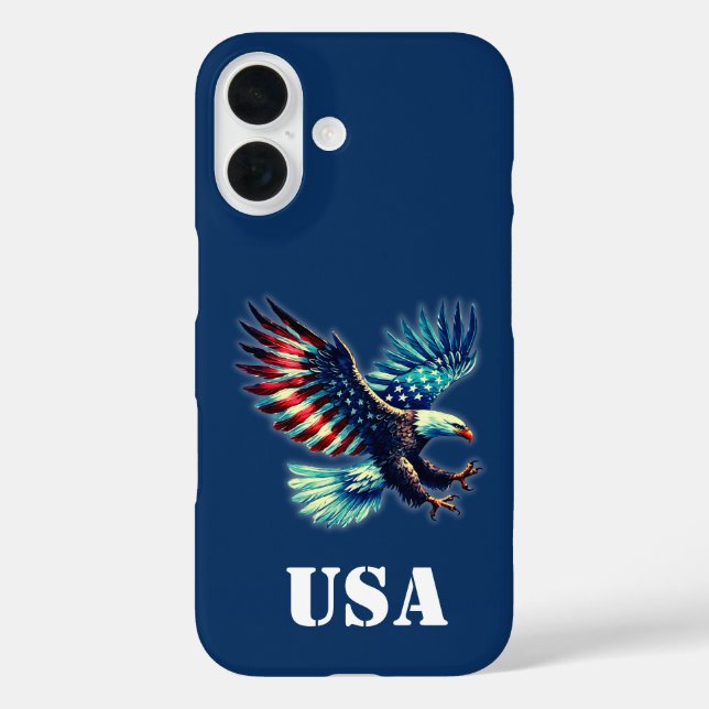 Étui pour iPhone / iPad avec drapeau patriotique A (Verso)