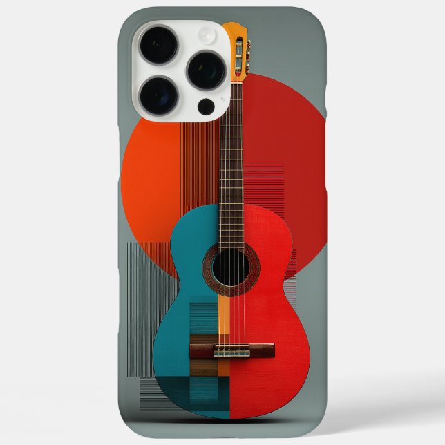 Étui pour iPhone / iPad avec guitare classique abs (Verso)