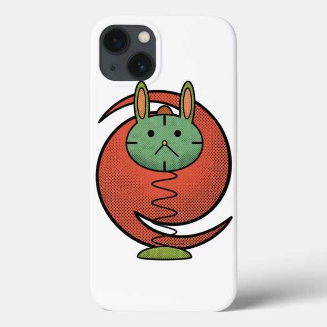 Étui pour iPhone / iPad Cute Green Cat Orange Circ (Verso)