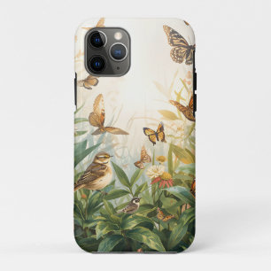 Étui pour iPhone / iPad Eco Nature – Oiseaux aquar