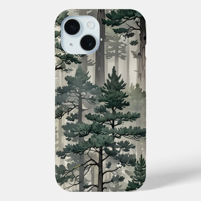 Étui pour iPhone / iPad forestier (Verso)