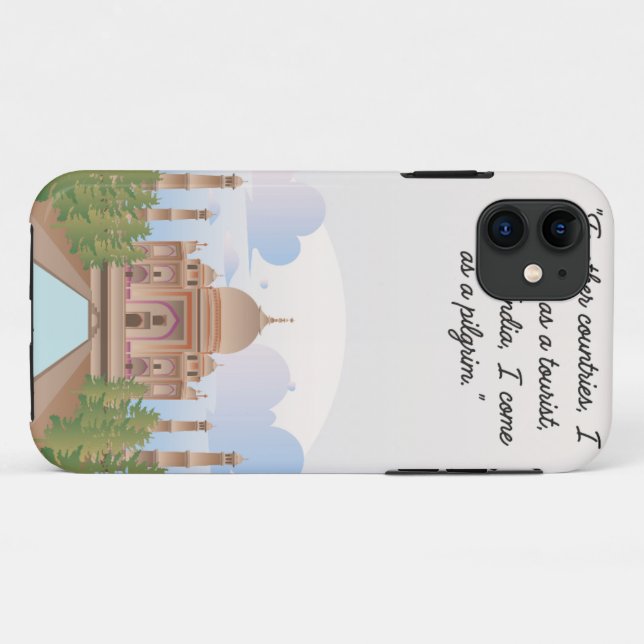 Étui pour iPhone / iPad lieu touristique (Dos (Horizontal))
