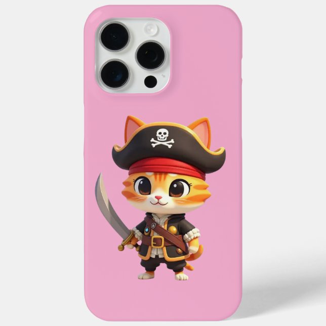 Étui pour iPhone/iPad Pirate Baby Cat  (Verso)