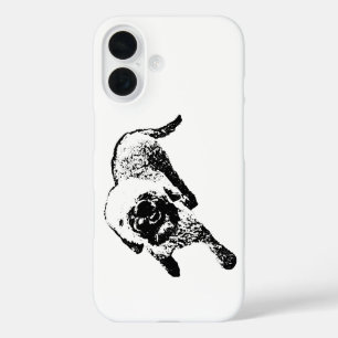 Étui pour iPhone Lagotto – Silhouette encre de chi