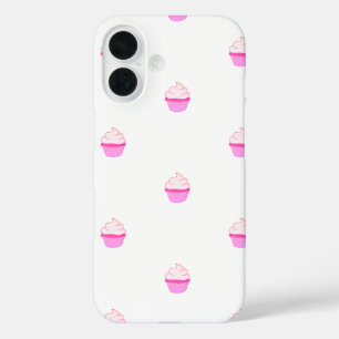 Étui pour iPhone mignon avec cupcake rose