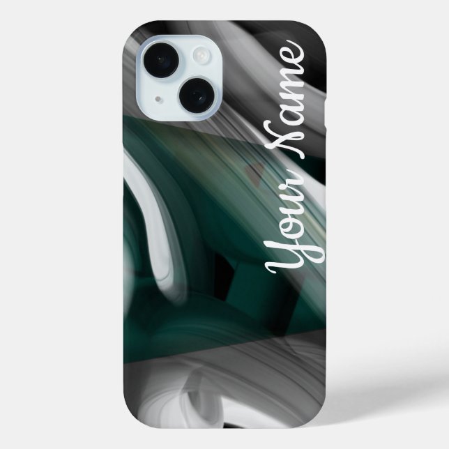 Étui pour iPhone personnalisé Tendance Abstrait No (Verso)