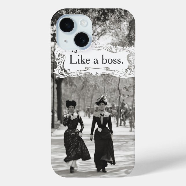 Étui pour iPhone pour femmes élégantes (Verso)