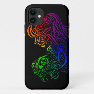 Étui pour iPhone Rainbow Lady