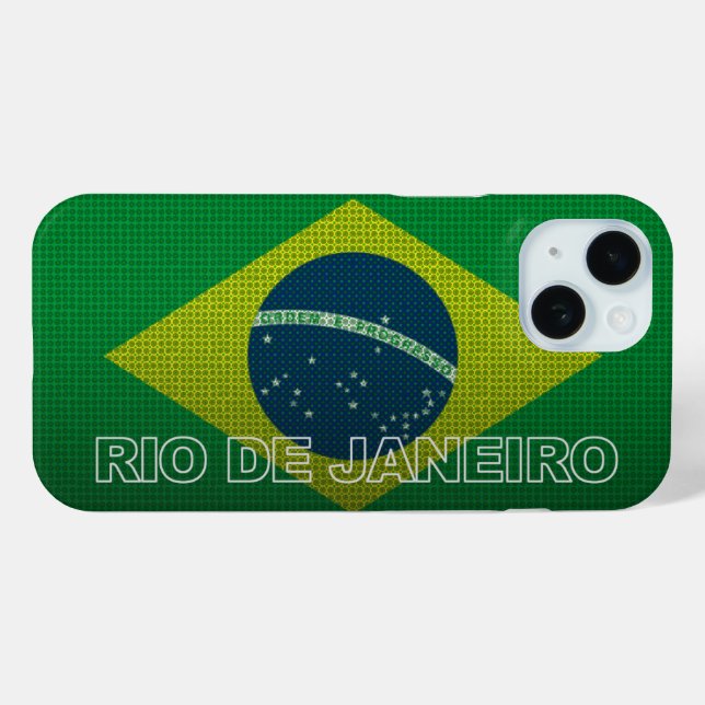 Étui pour iPhone Rio de Janeiro Brésil (Verso (horizontal))