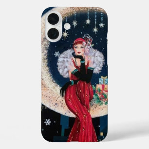 Étui pour iPhone sixte Plus avec dame rétro vintag