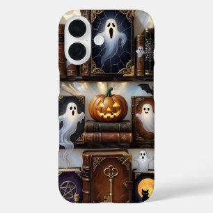 Étui pour iPhone Spooky Cozy Étagère de livres Cit