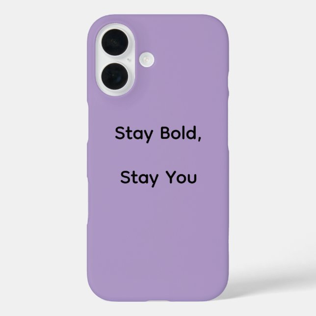 Étui pour iPhone Stay Bold (Verso)