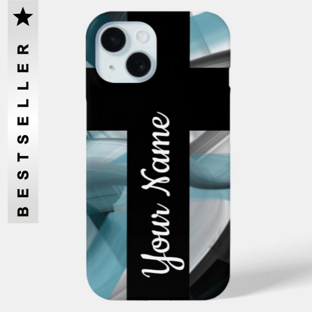 Étui pour iPhone Tendance Abstrait Océan Bleu  (Créateur téléchargé)