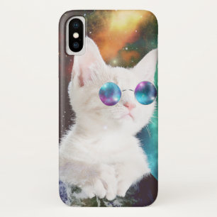 Étui pour iPhone X Luna la Chatte de l'Espace