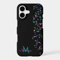 Étui pour iPhone X Monogramme avec Notes de Musiqu