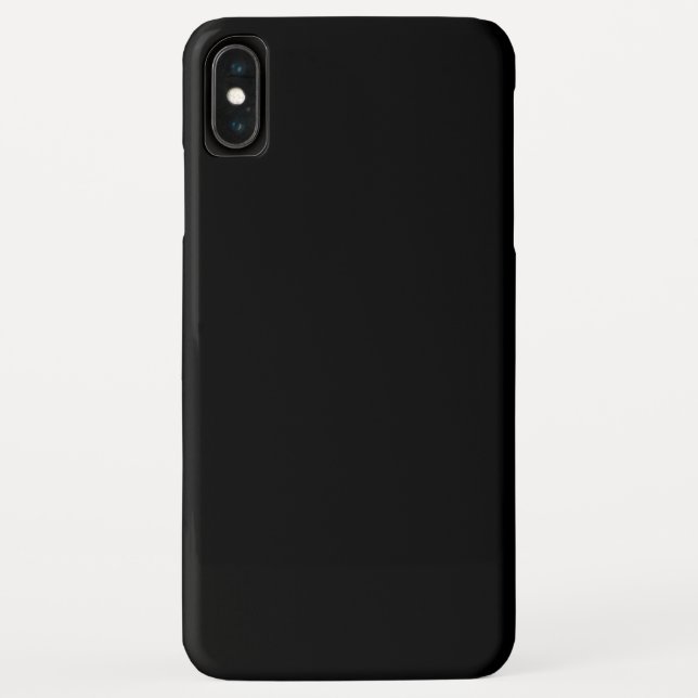 Étui pour iPhone XS Max noir (Dos)