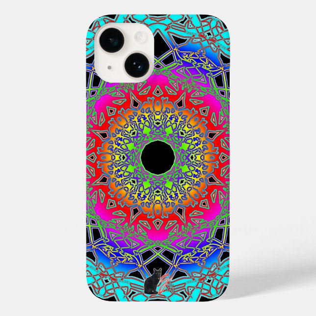 Étui pour iPhone Xylographic Spectra Glyph Case-Ma (Verso)