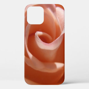 Étui pour téléphone à pétales de rose pêche