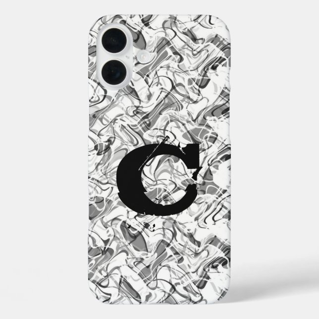 Étui pour téléphone Boys Grunge Fumée Abstraite Bl (Verso)