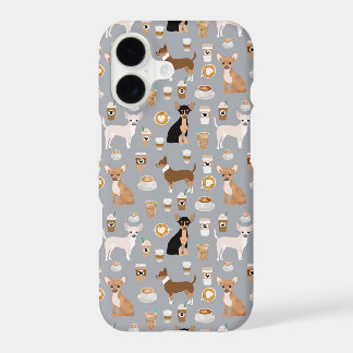 Étui pour téléphone Chihuahuas Café