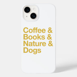 Étui pour téléphone Coffee & Books & Nature & Dogs
