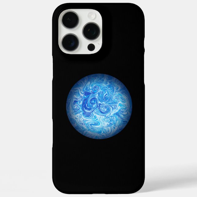 Étui pour téléphone en art fluide Calm Tide iPhone (Verso)