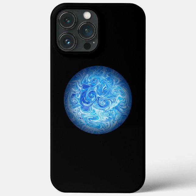 Étui pour téléphone en art fluide Calm Tide iPhone (Verso)