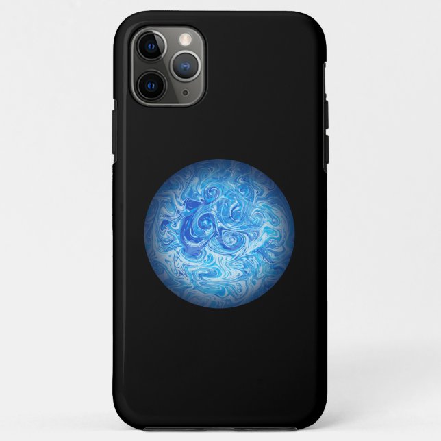 Étui pour téléphone en art fluide Calm Tide pour i (Dos)