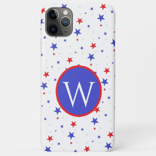 Étui pour téléphone iPhone avec étoiles patriotiqu