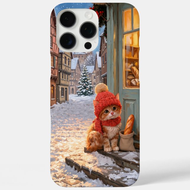 Étui pour téléphone Kitten Marron Winter Bakery (Verso)