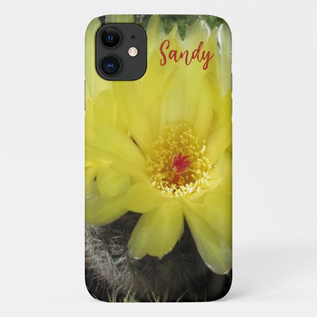 Étui pour téléphone portable iPhone Fleur de Cactu (Dos)