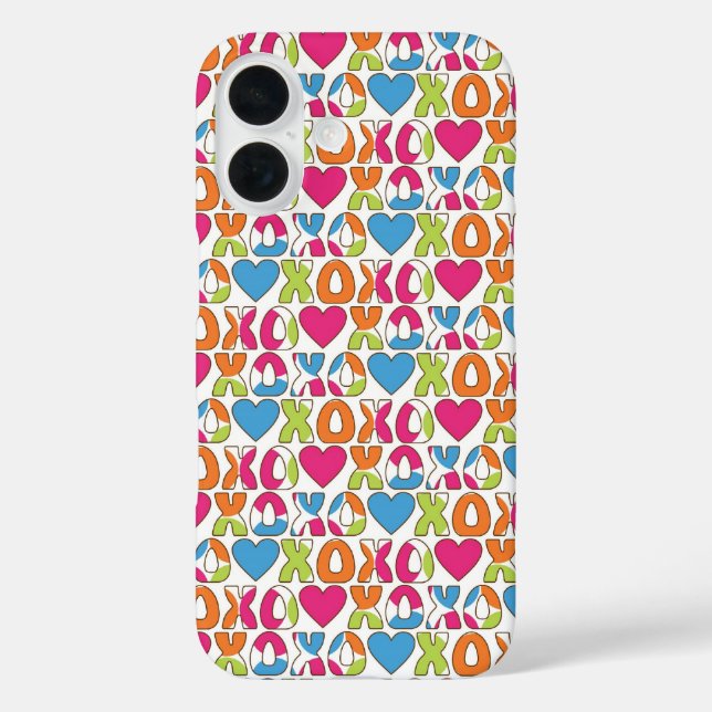 Étui pour téléphone XOXO Cœurs (Verso)