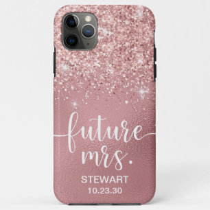 Étui Rose Gold Future Mrs Glitter Case-Mate pour i