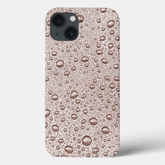 Étui Sepia gouttes d'eau Case-Mate pour iPhone (Verso)