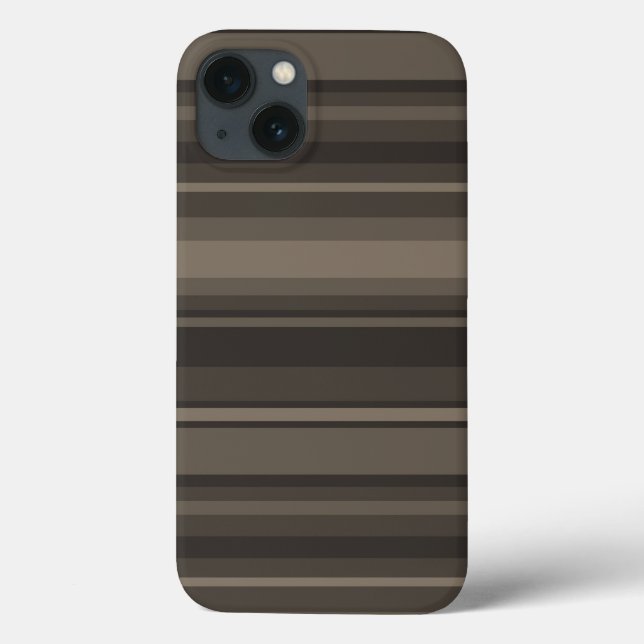 Étui Taupe rayé Case-Mate pour iPhone (Verso)