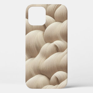 Étui Téléphone Abstrait Vague de Sable Minimaliste