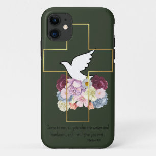 Étui Téléphone Vert Foncé Belles Bénédictions