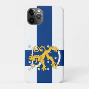 étui téléphonique du drapeau de Finlande