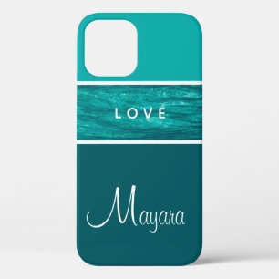 Étui téléphonique Turquoise Gradient pour filles