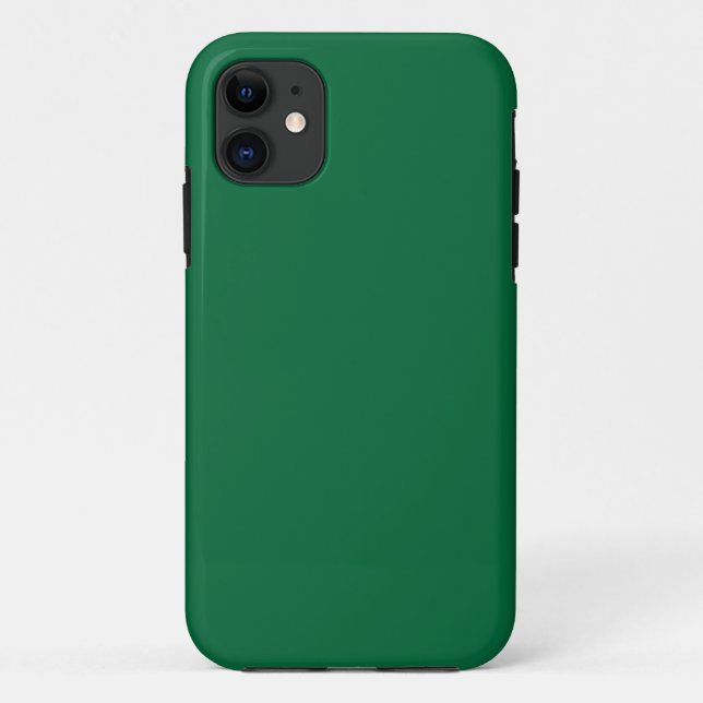 Étui vert pour iPhone revêtement mat mince minimal (Dos)